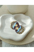 Hand Painted Wooden Earrings